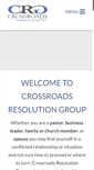 Mobile Screenshot of crossroadsresolution.com
